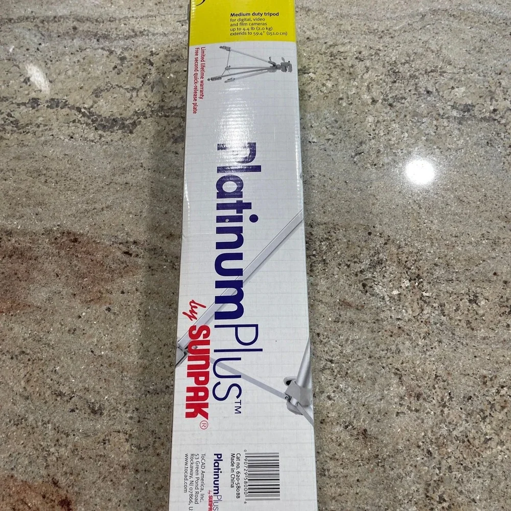 Sunpak Platinum Plus‎ 5800D Medium Weight Tripod